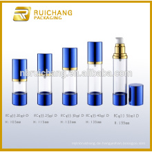 20ml / 25ml / 30ml / 40ml / 50ml Airless-Flasche, Aluminium-Kosmetik-Airless-Flasche
